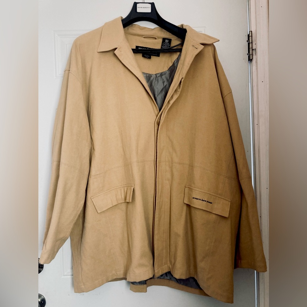 Marc Buchana Pelle Pelle Light Brown Long Coat
